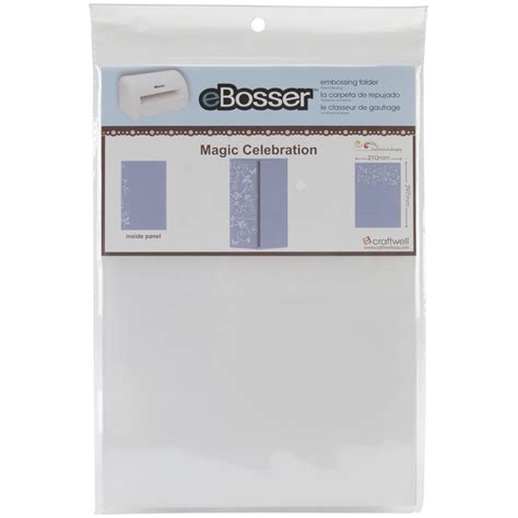 Craftwell USA Magic Celebration Embossing Folder, 8.27 by 11.69-Inch ...