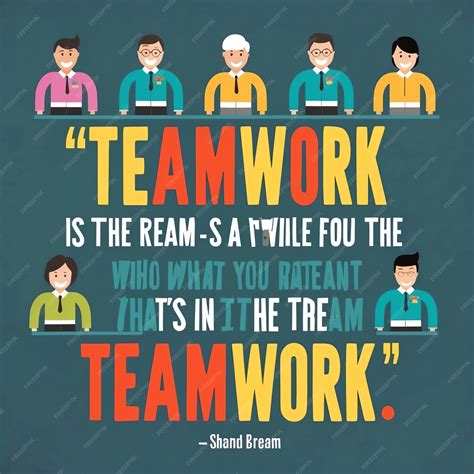 Inspiring Teamwork Quotes Images for Motivational Displays | Premium AI-generated image