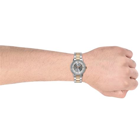 Timex Classics Pairs Silver Dial Round Case 3 Hands Function Watch -TW