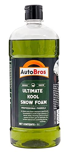Auto Bros Ultimate Kool Snow Foam 1L | Super Dense & Sticky Foaming Car ...