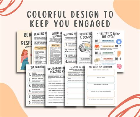 Reacting vs Responding Couples Therapy Worksheets – MindSpace