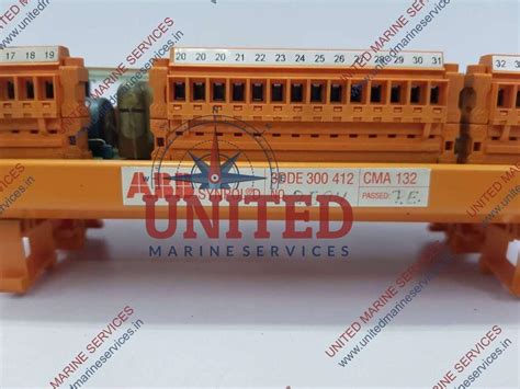 ABB SYNPOL D CMA 132 GENERATOR RELAY CARD 3DDE 300 412 | United Marine ...