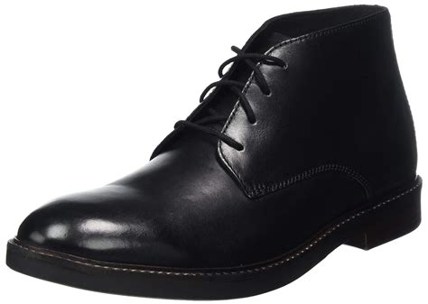 Buy Clarks Men Black Leather Boots-11 UK (46 EU) (26144819) at Amazon.in