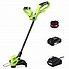 Image result for Best cordless grass trimmers with long battery life