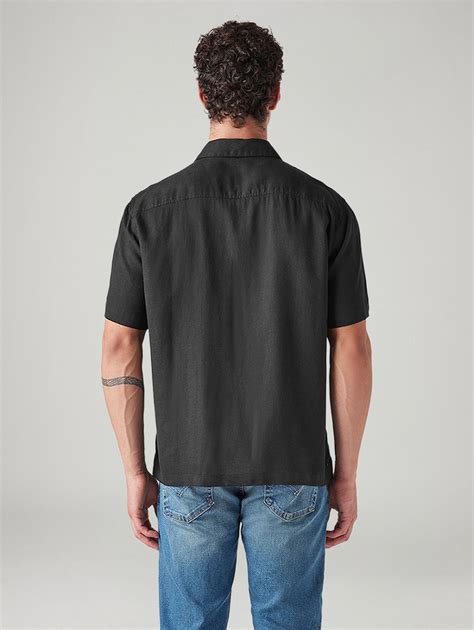 Men's Embroidered Relaxed Fit Linen Shirt – Levis India Store