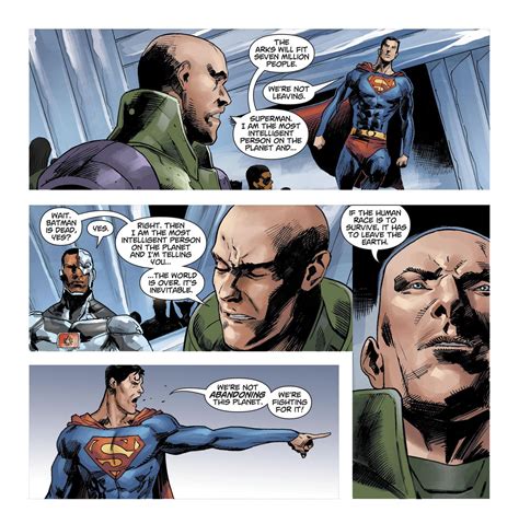 Even at the end of the world, Lex Luthor cannot help but brag about ...