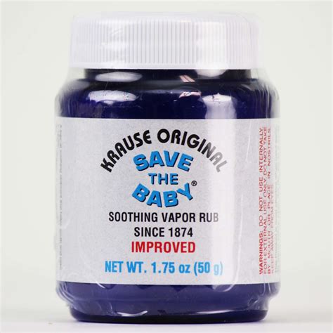 Save the Baby Soothing Vapor Rub Since 1874 | 1.75 oz. - Dutchman's Store