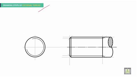 Image result for Internal Thread Drawing