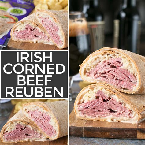Irish Corned Beef Reuben Wrap | Cake 'n Knife