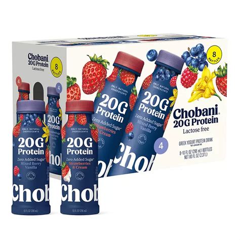 Chobani 20g Protein, Protein Drinks Variety Pack, 8 ct./10 oz. | BJ's ...