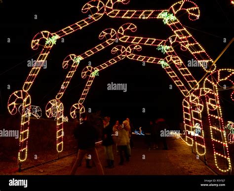 Prescott Valley, Arizona, USA - November 27, 2018: Christmas light ...