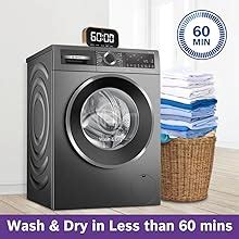 Bosch 10.5/6 KG Inverter Fully Automatic Front Load Washer Dryer