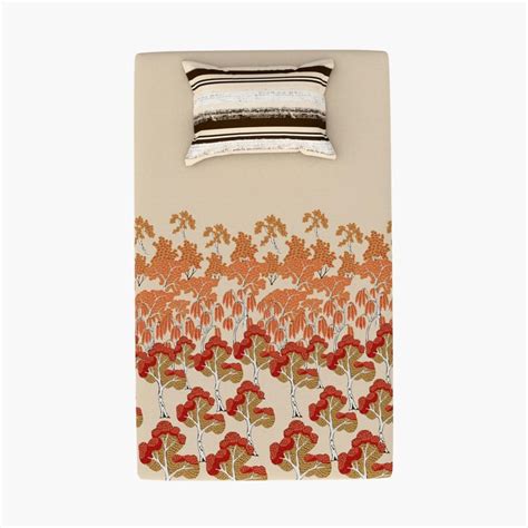 Buy BICHAUNA Amelia 120TC Printed 2Pcs Single Bedsheet Set from ...