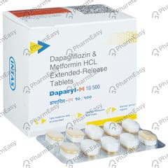 Daparyl M 10/500mg Strip Of 10 Tablets: Uses, Side Effects, Price ...