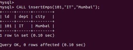 Image result for Call Procedure in MySQL