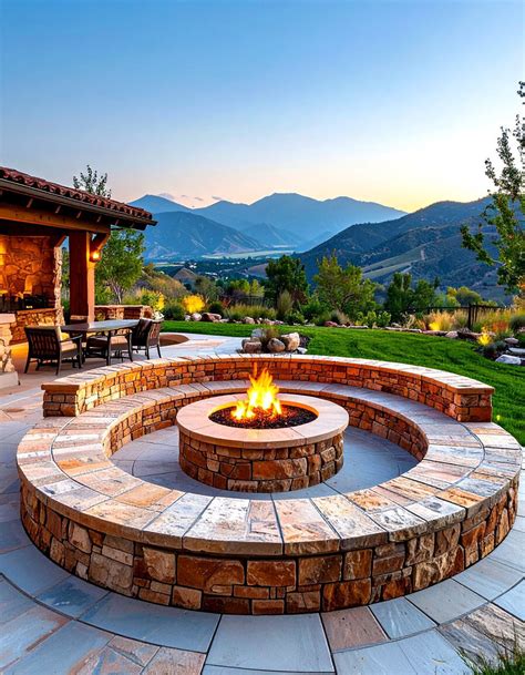 24 Brick Fire Pit Ideas: Cozy Outdoor Spaces for Summer - Too Much Time
