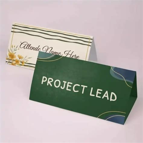 Affordable Tent Cards Printing Online at Best Price - Quapri
