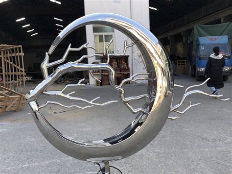 莫比乌斯环成品雕塑（大型雕塑）不锈钢圆环镜面雕塑 - 知乎