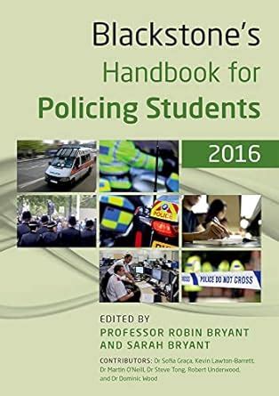 Buy Blackstone's Handbook for Policing Students 2016 Book Online at Low ...