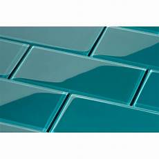 Teal Subway Tile Backsplash by Giorbello Teal Subway 3 In X 6 In X 8mm Glass Teal Subway Tile Backsplash