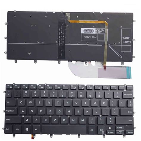 Backlit Keyboard New Built-In for Dell XPS 13 9343 9350 9360 PC Comput ...