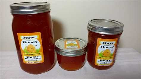 Orange Blossom Honey - Raw - Huff's Honey Farm