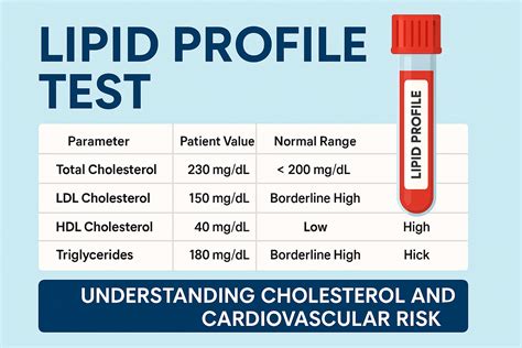 Lipid Profile Test: A Complete Guide To Understanding Cholesterol And Cardiovascular Risk ...