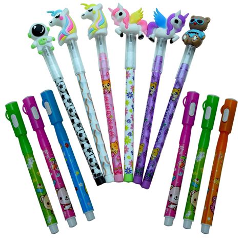 Invisible Pen and Stacking Pencil | Birthday Party Return Gift | UV ...