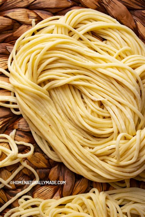 Homemade Noodles {From Scratch Easy Way} | HomeNaturallyMade