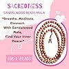 RDK Women Handcrafted Processed Fragrant Sandalwood Mala Rosary Chandan ...