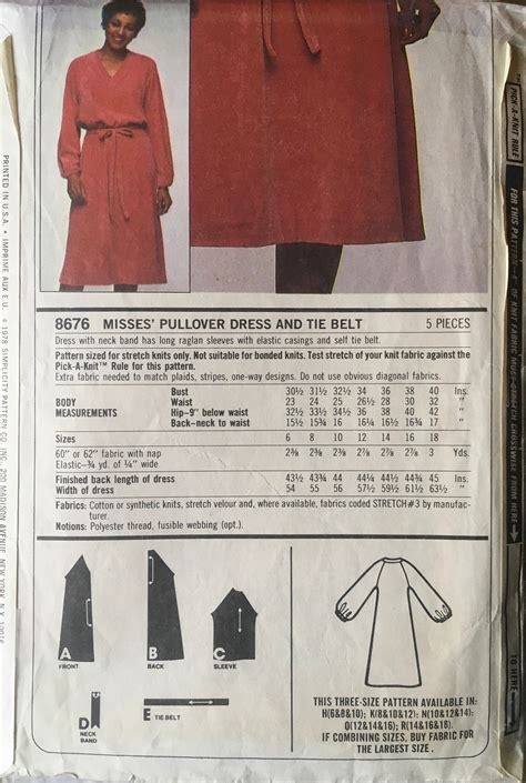 Simplicity Pattern 8760 的图像结果