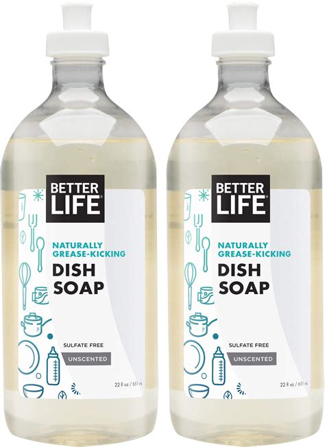Amazon.com: Better Life Dish Soap - Liquid Dishwashing Soap with ...