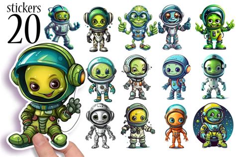 Alien Stickers Printable 的图像结果