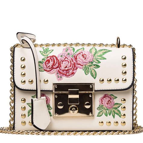 Rosa Floral Bag - Shop Women's Studded Bags Online – EDGABILITY