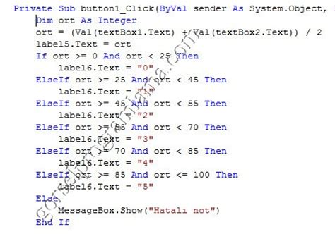 Image result for Visual Basic Script If Else Syntax