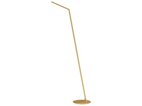 Kuzco Lighting Miter Brushed Gold Floor Lamp | KUZFL25558BG