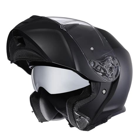 Amazon.com: TRIANGLE Modular Motorcycle Helmets Full Face Helmet Flip Up Dual Visor for Adults ...