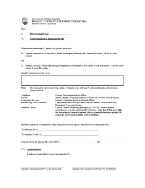 Fillable Online Inactivate pg form Fax Email Print - pdfFiller