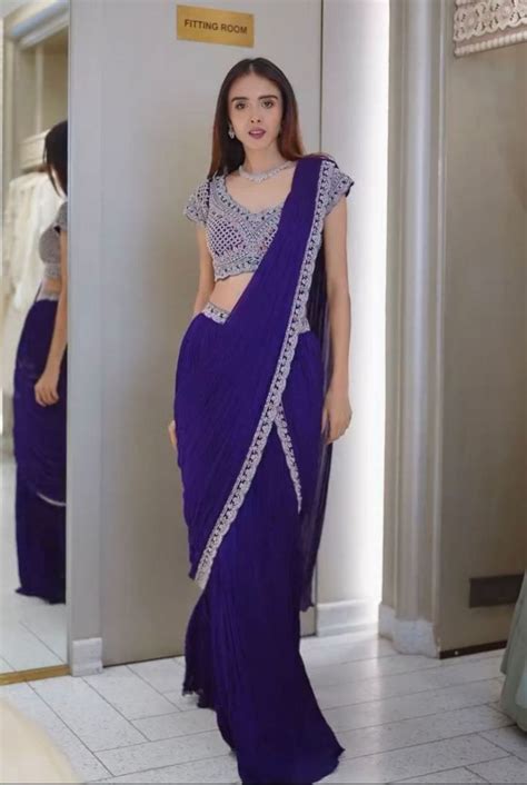Bt 7078 Beautiful Chinon Ready To Wear Lehenga Saree Collection