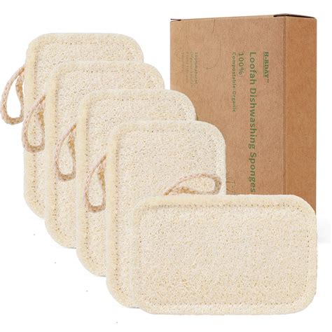 Natural Sponges for Dishes, Loofah Dish Sponges Eco-Friendly ...