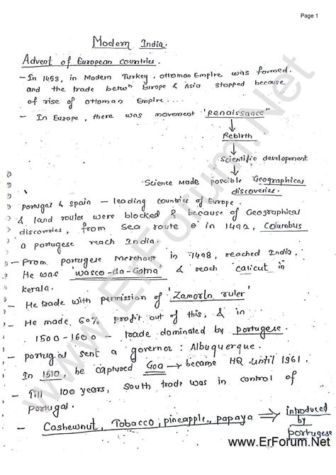Modern History Handwritten Notes Pdf at Thomas Warrick blog