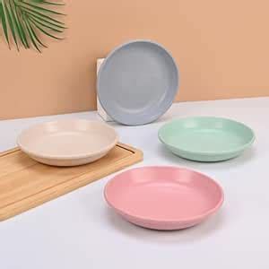 Buy Eha Earth-Friendly Small Plates Set for Snacks | Snacks Plates Set ...