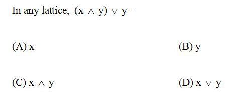 Set Theory & Algebra: ACE TEST SERIES QUESTION