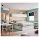 BRIMNES bed frame with storage, white, 140x200 cm (551/8x783/4") - IKEA