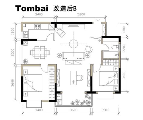 94平米住宅，改造后挑战180平米_1014857 – 设计本装修效果图