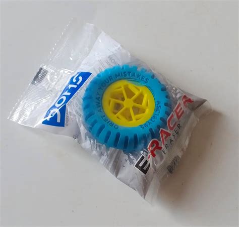 Doms E Racer Eraser with Doms Neon Pencil | Perfect Combo Pack for ...