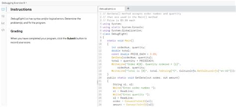 Image result for 3 8 1. Debugging Exercise