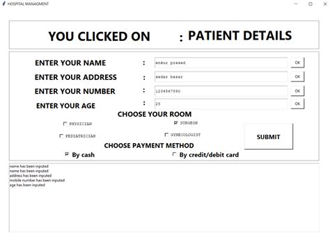 Image result for Hospital Management System Project Python PDF