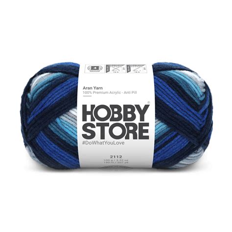 Aran Anti-Pill Yarn by Hobby Store - Multi-Color 2112 – Magic Needles