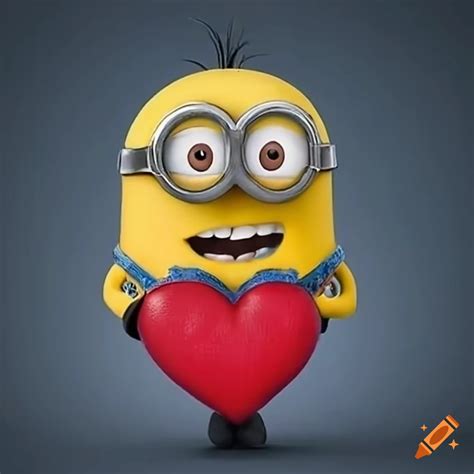 Minion Holding A Heart